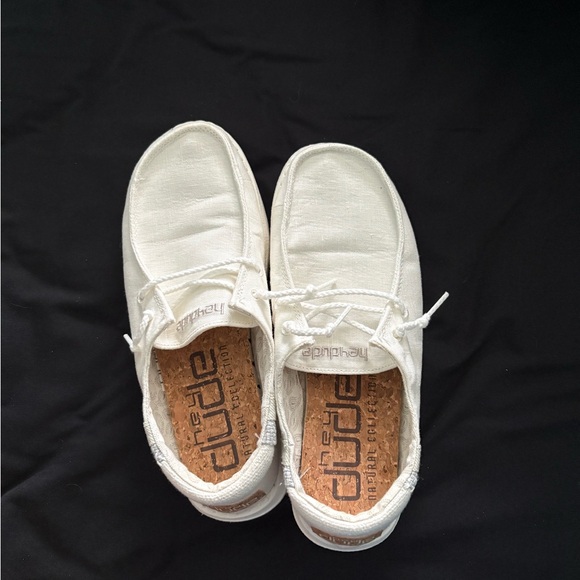 Hey dude white shoes brand new never worn - Picture 1 of 5